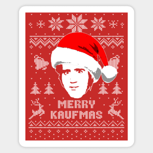 Andy Kaufman Merry Kaufmas Sticker